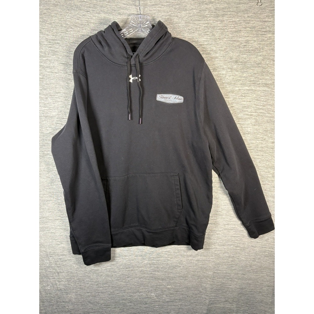 Under Armour Ford Stewart Haas Racing Team Crew Pullover Hoodie Men's XL Black